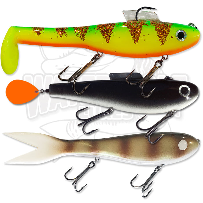 basszilla fishing lure Shadzilla Jr (Solid Body) SB 7.5" Derived from its big brother Zilla Custom Baits - Meg