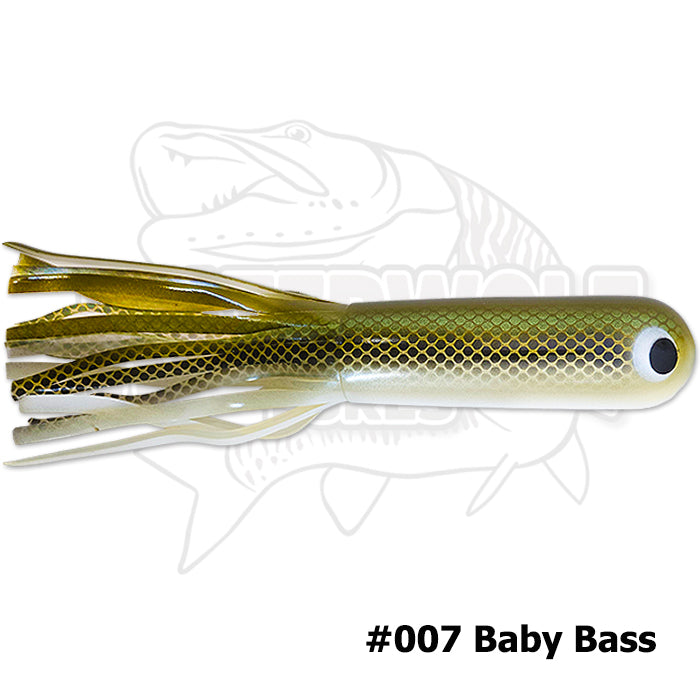 Fat Magnum Gator Tubes 10" & 12" Rigged